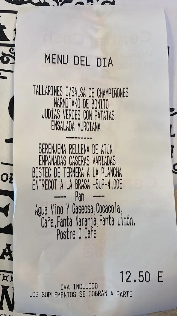 Menu_The Garrison - Sociedad Recreativa_Cervelló_image_1