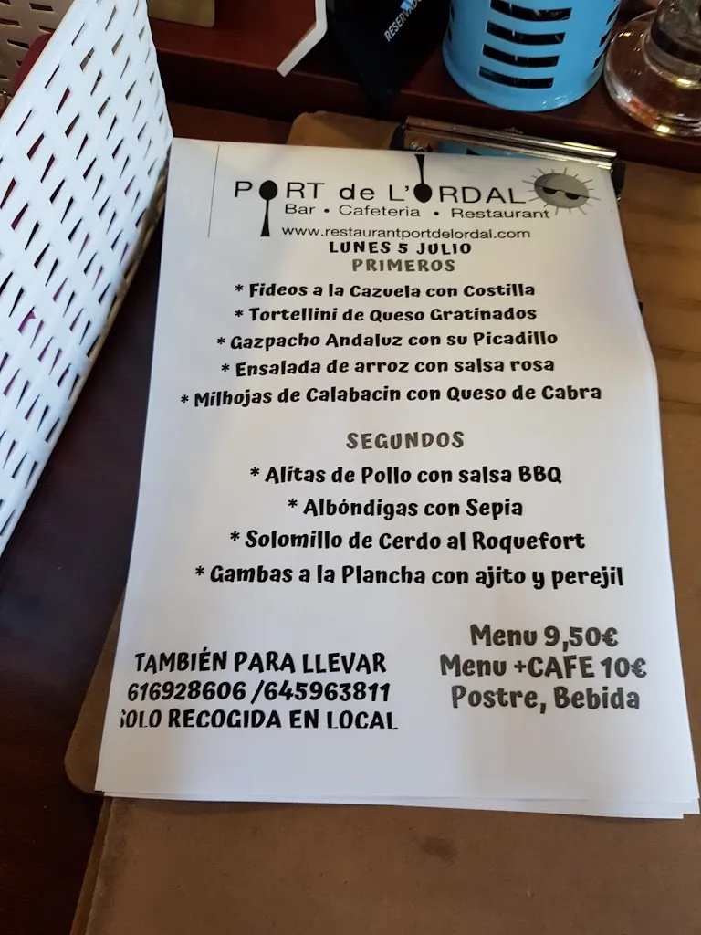 Menu_Restaurant Port de l'Ordal_Cervelló_image_2