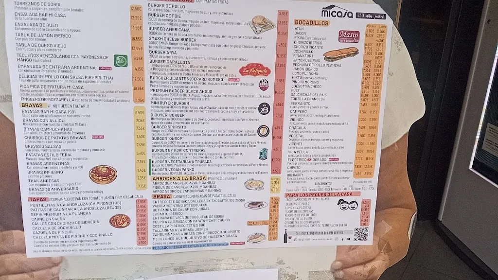 Menu_Restaurant Bar Mi Casa_Cervelló_image_1