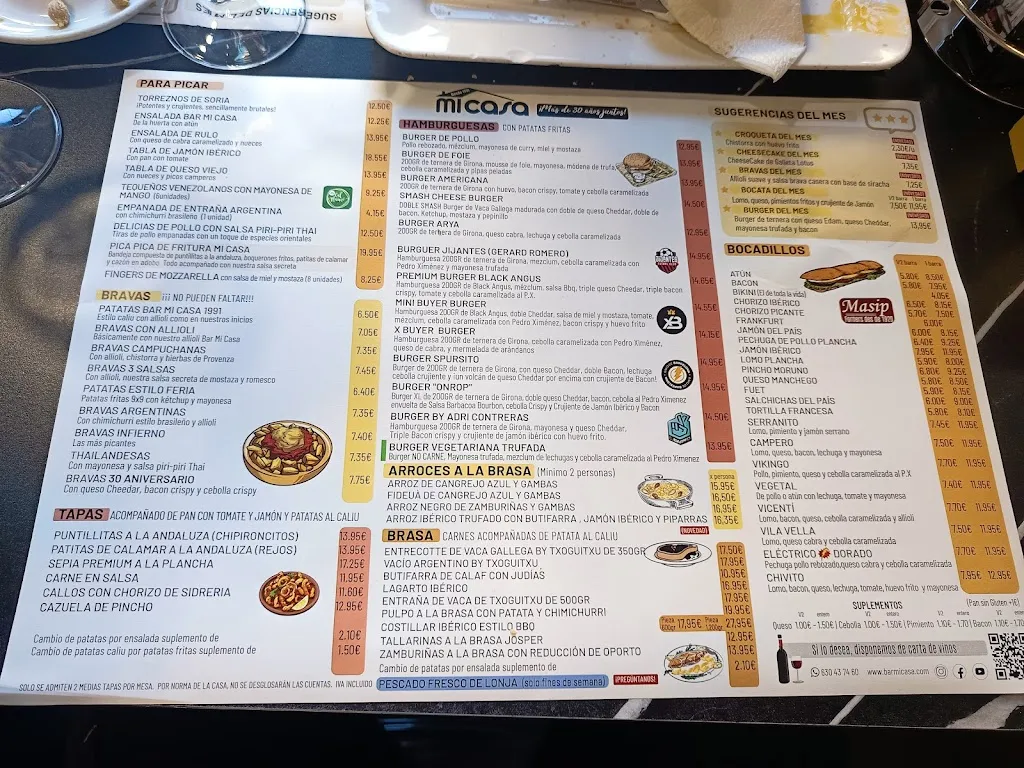 Menu_Restaurant Bar Mi Casa_Cervelló_image_2