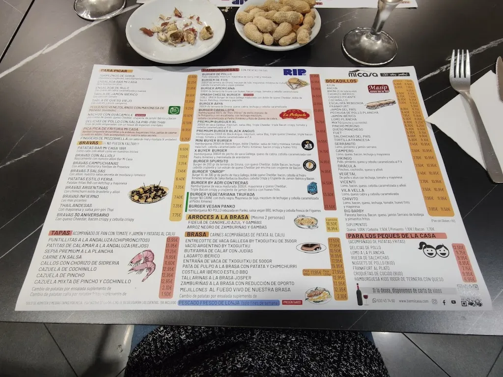 Menu_Restaurant Bar Mi Casa_Cervelló_image_4