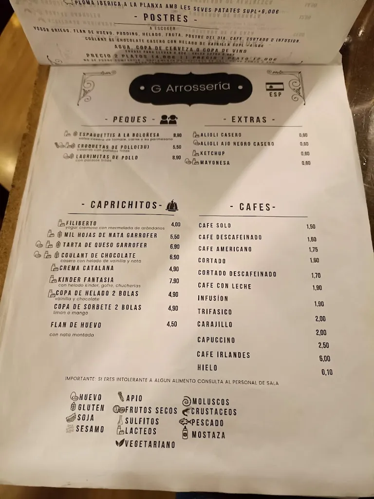 Menu_Restaurant El Garrofer_Cervelló_image_2