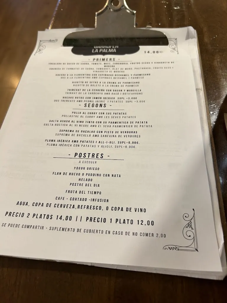 Menu_Restaurant El Garrofer_Cervelló_image_4