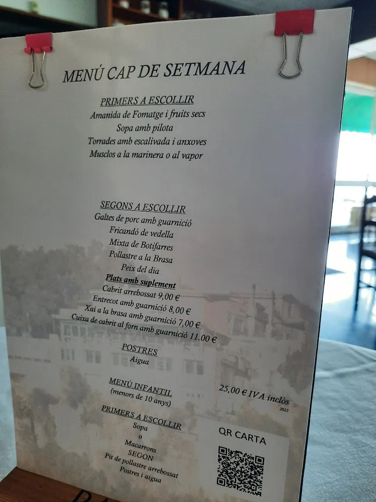 Menu_Restaurant Mirador_Corbera de Llobregat_image_1