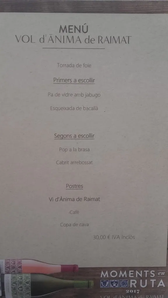 Menu_Restaurant Mirador_Corbera de Llobregat_image_3