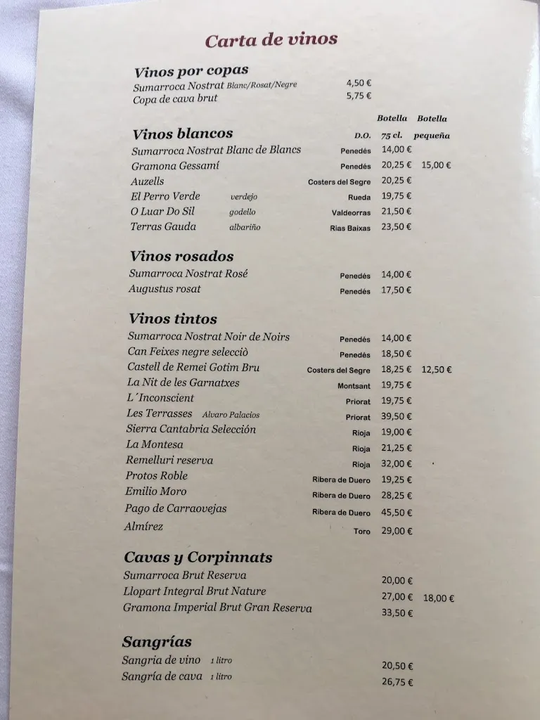 Menu_Restaurant Can Fisa_Corbera de Llobregat_image_2