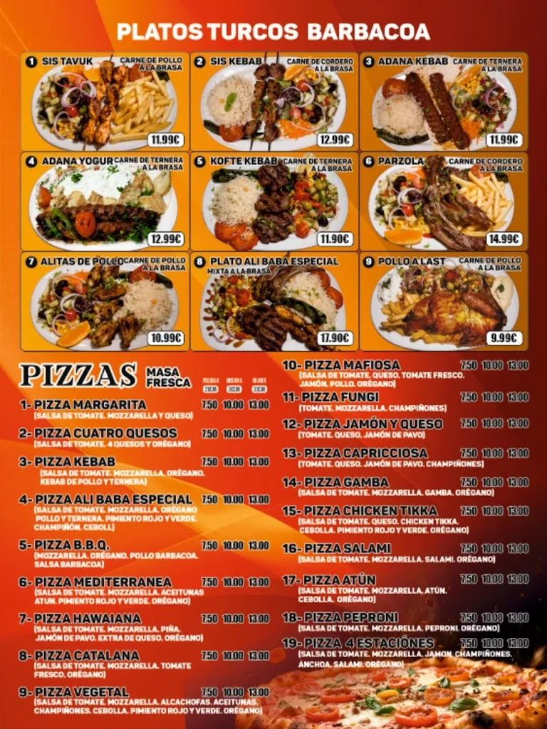 Menu_Rey De Ali Baba Corbera de Llobregat_Corbera de Llobregat_image_1