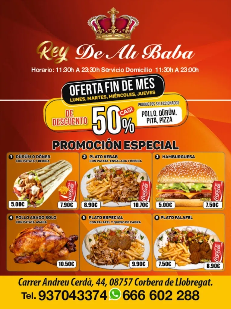 Menu_Rey De Ali Baba Corbera de Llobregat_Corbera de Llobregat_image_3