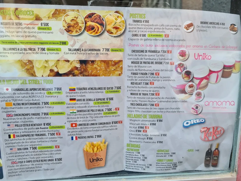 Menu_Uniko TAKE AWAY_Corbera de Llobregat_immagine_3