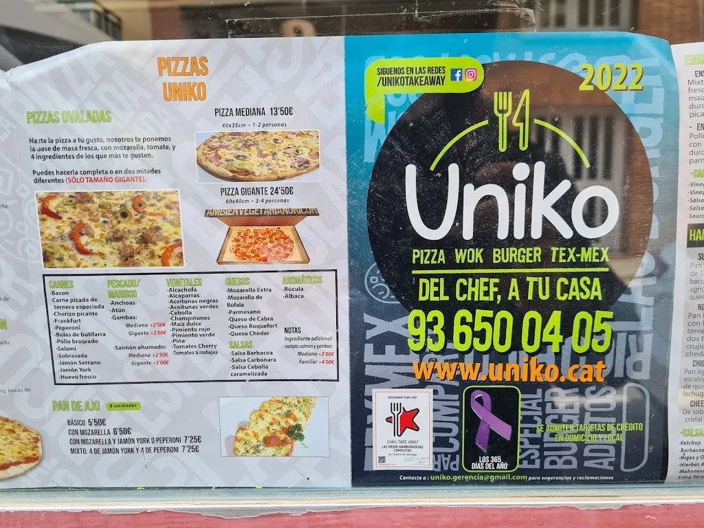 Menu_Uniko TAKE AWAY_Corbera de Llobregat_immagine_4