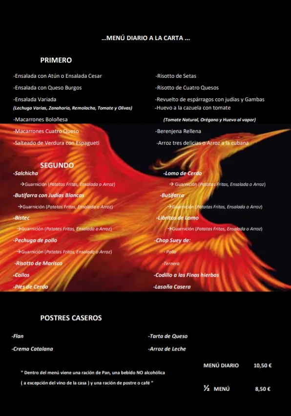 Menu_El Fenix_Corbera de Llobregat_immagine_4
