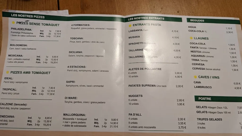 Menu_Pizza Sapri Corbera_Corbera de Llobregat_image_2