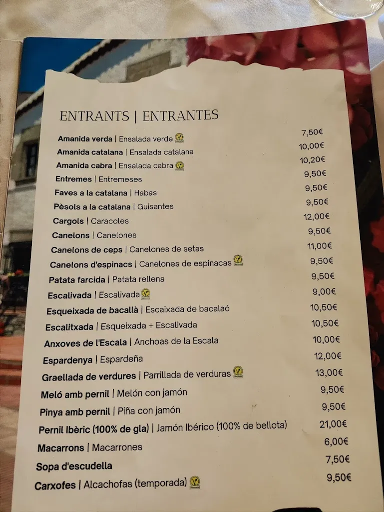 Menu_Restaurant Can Guinart_Dosrius_image_1