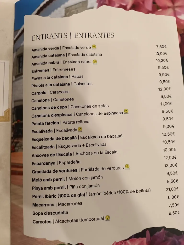 Menu_Restaurant Can Guinart_Dosrius_image_2