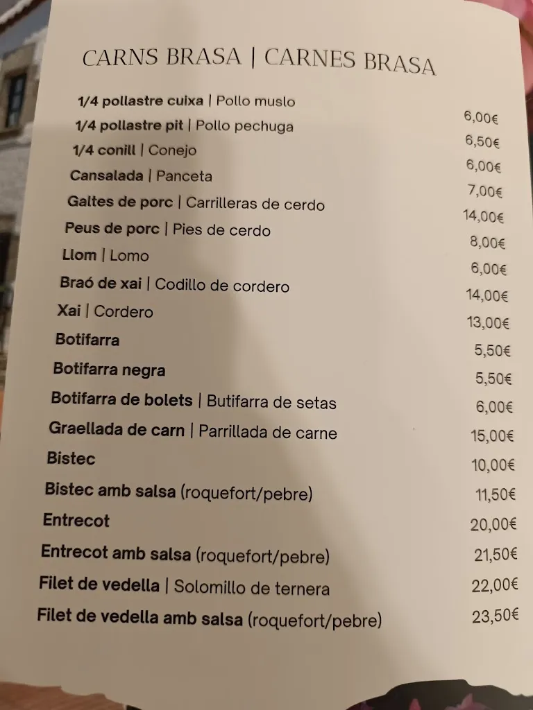 Menu_Restaurant Can Guinart_Dosrius_image_3