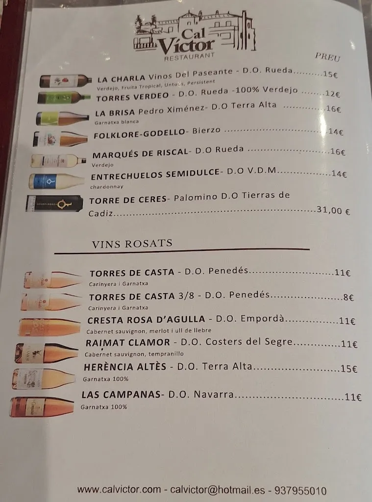Menu_Restaurant Cal Víctor_Dosrius_image_1