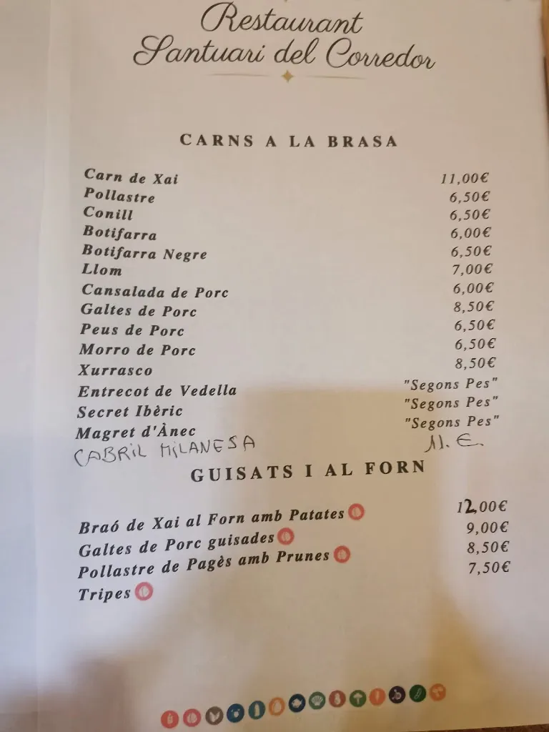 Menu_Santuari del Corredor_Dosrius_immagine_4