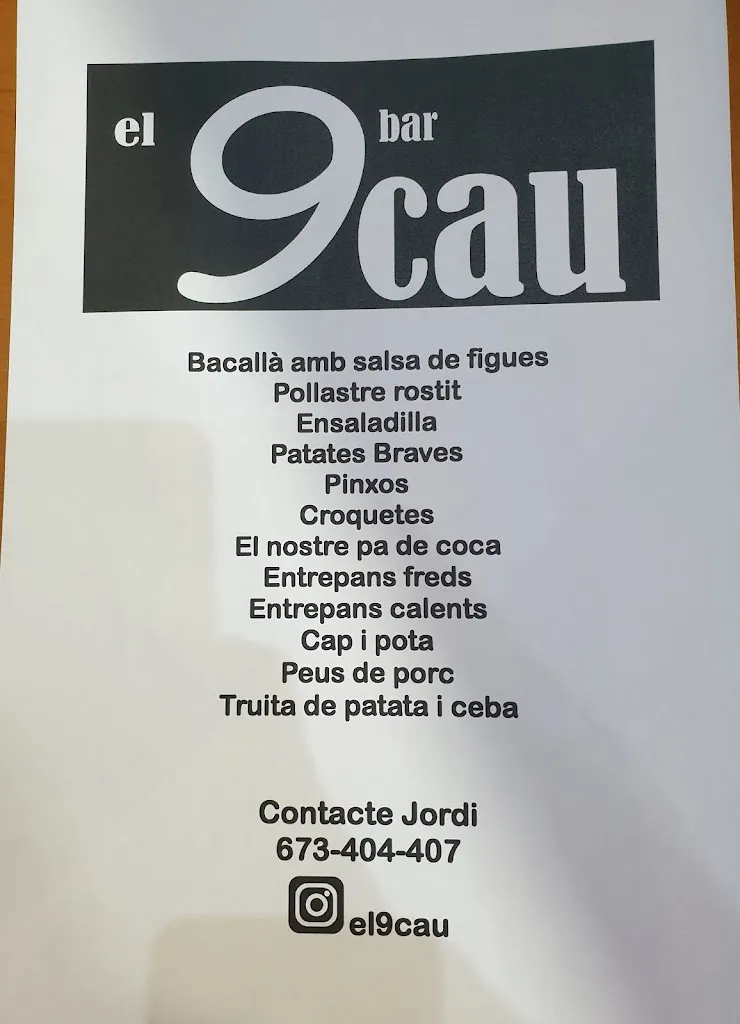 Menu_Bar El Nou Cau_Figaró-Montmany_image_1