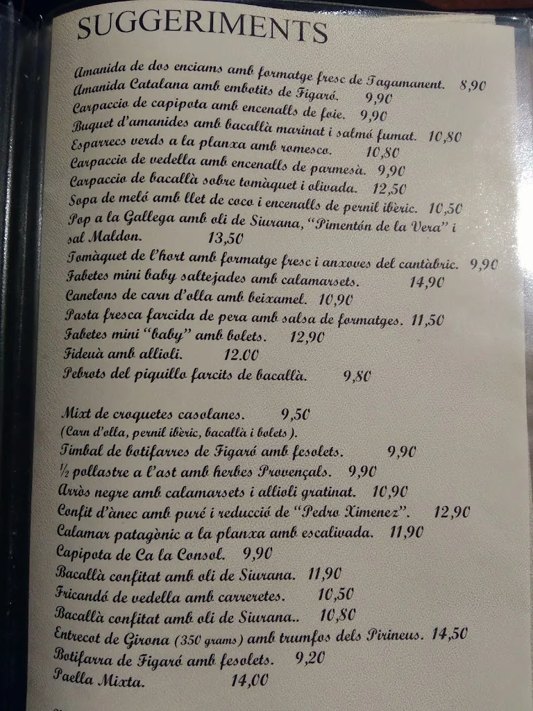 Menu_Restaurant Ca la Consol_Figaró-Montmany_image_1