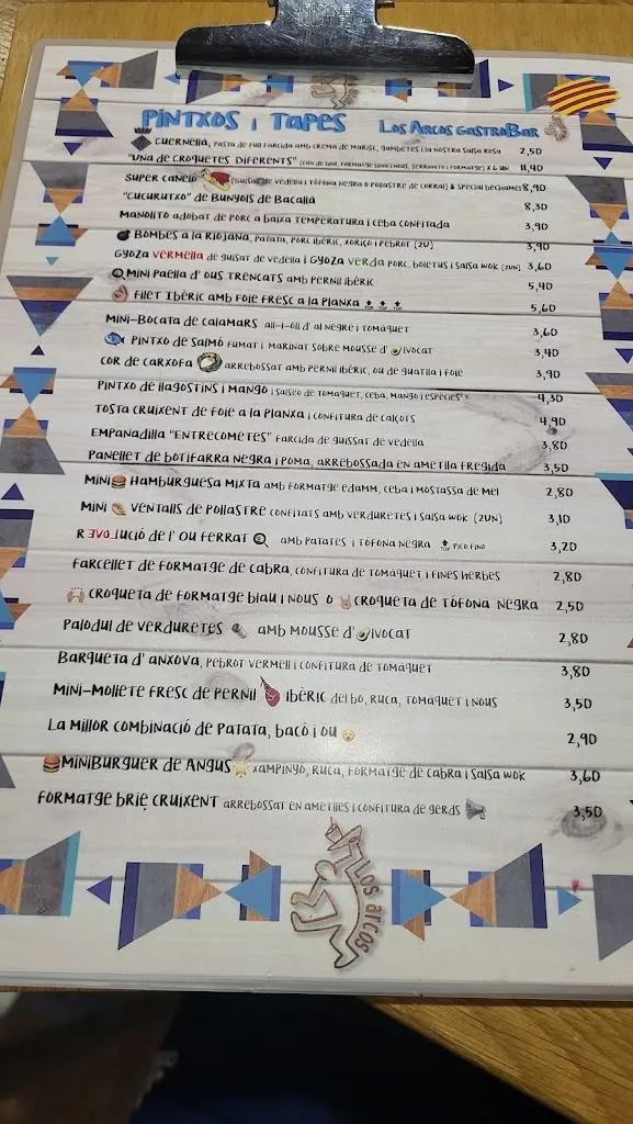 Menu_Los Arcos Gastro Bar LAB_Cornellà de Llobregat_image_1