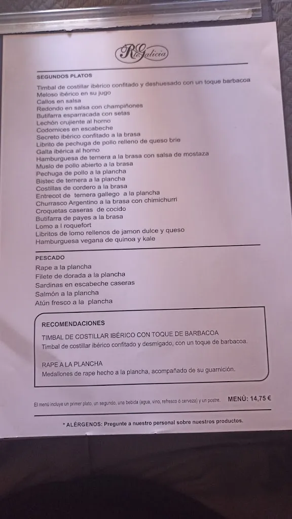 Menu_Restaurant Galícia_Cornellà de Llobregat_image_2