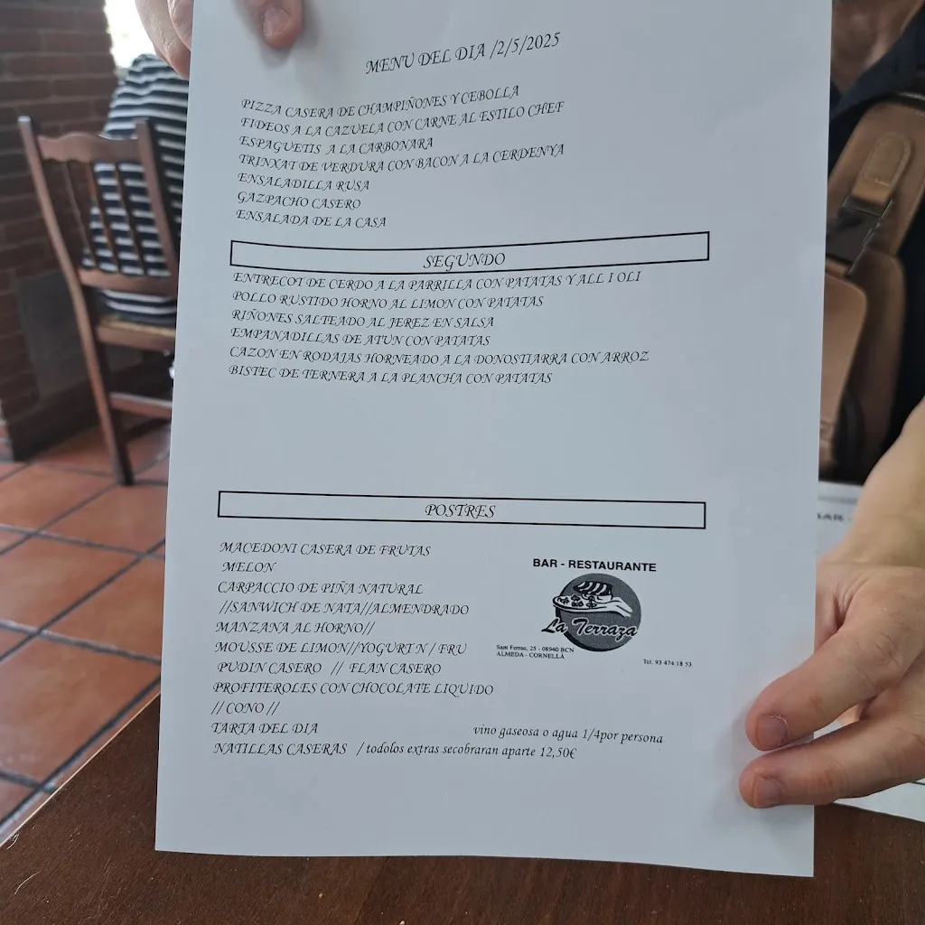 Menu_Bar La Terraza_Cornellà de Llobregat_image_4