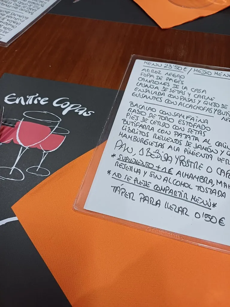 Menü_Restaurante Entre Copas_Cornellà de Llobregat_Bild_2