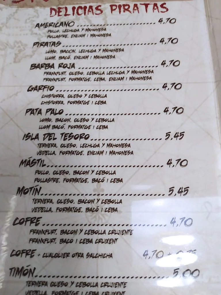 Menu_L'Autèntic Piratas Frankfurt_Cornellà de Llobregat_immagine_3