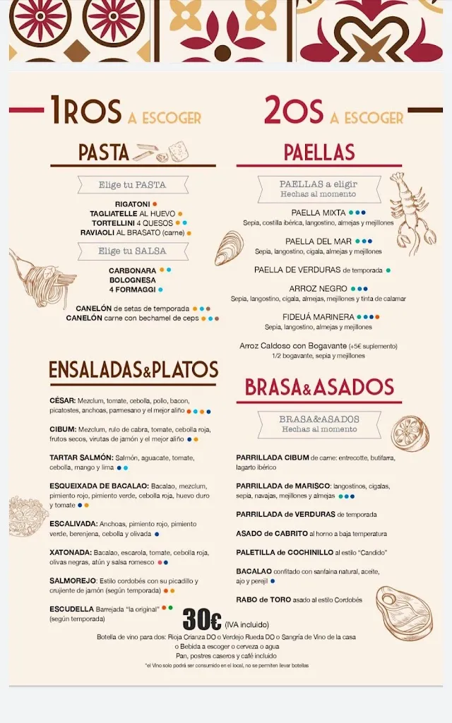 Menu_Cibum Group Restaurante_Cornellà de Llobregat_immagine_1