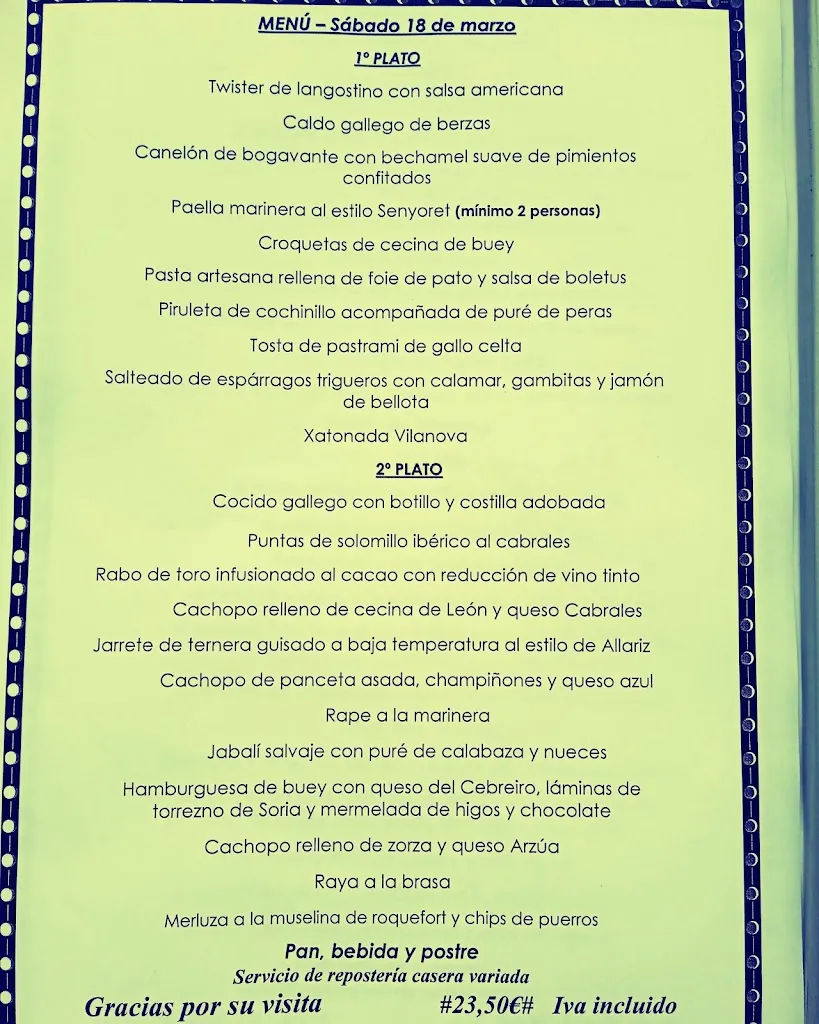 Menu_El Rincón de Galicia_Cornellà de Llobregat_image_3