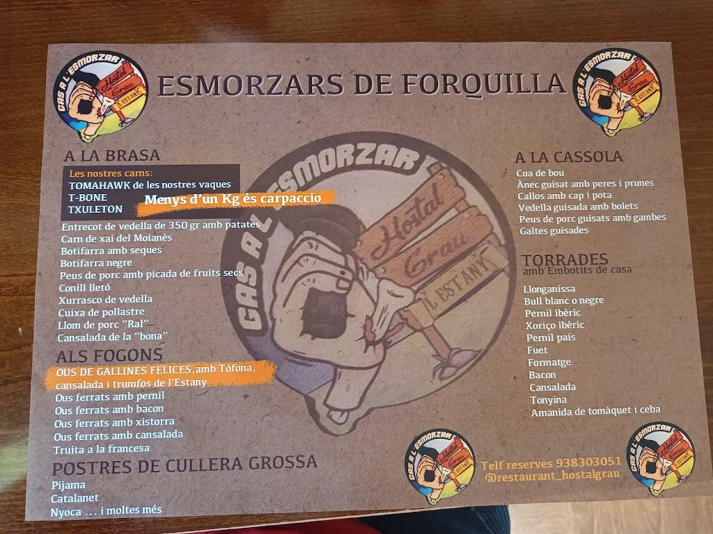 Menu_Restaurant Hostal Grau_Estany L_image_1