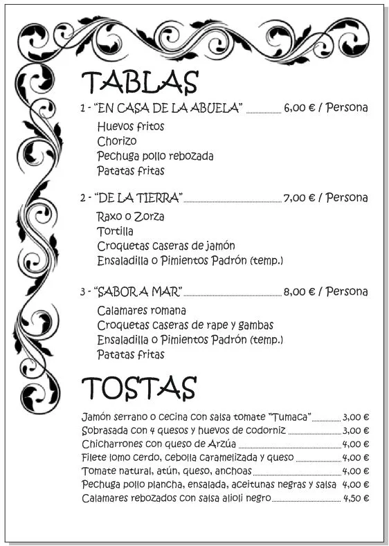Menu_CAFE BAR ORENSE_Ordes_image_2