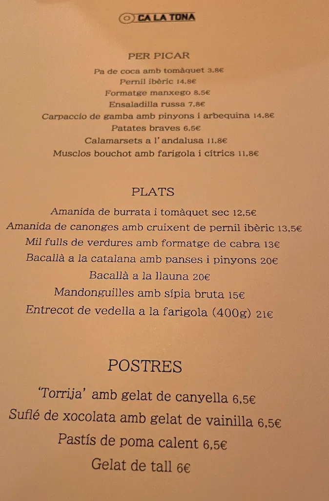Menu_Ca la Tona_Estany L_image_1
