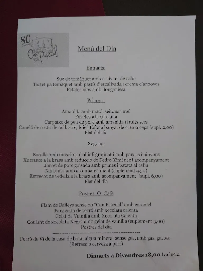 Menu_Restaurant Can Pascual_Folgueroles_image_3