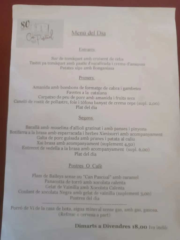 Menu_Restaurant Can Pascual_Folgueroles_image_4