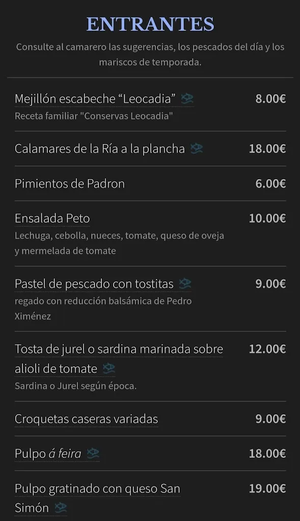 Menu_Casa Peto Outes_Outes_image_1