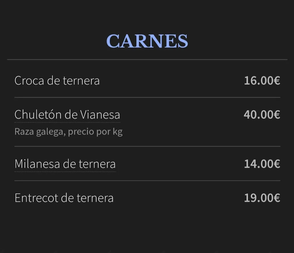 Menu_Casa Peto Outes_Outes_image_4