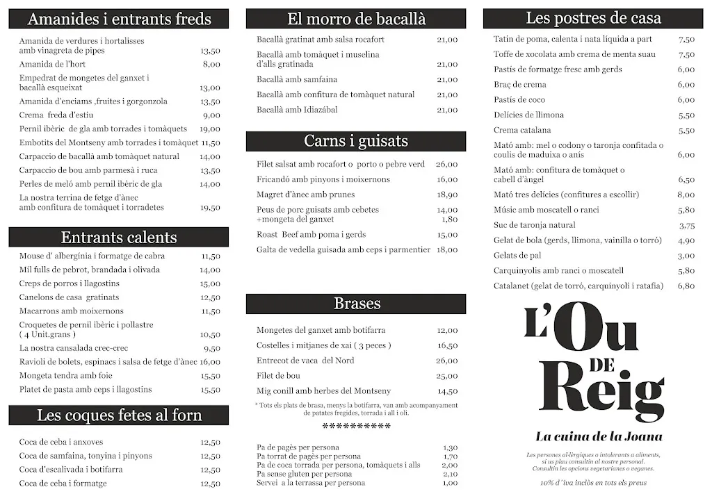 Menu_L'Ou de Reig Hostal Restaurant_Fogars de Montclús_image_4