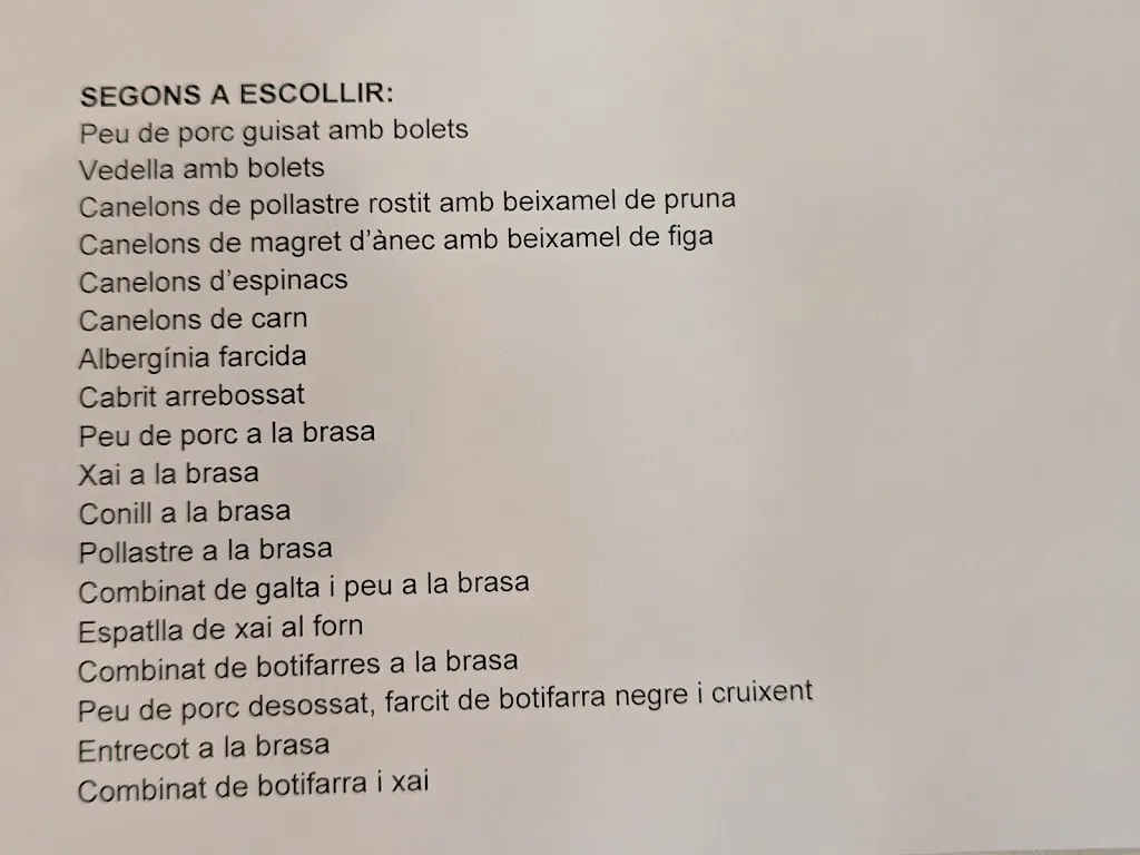 Menu_Restaurant Can Net, Mosqueroles_Fogars de Montclús_image_4