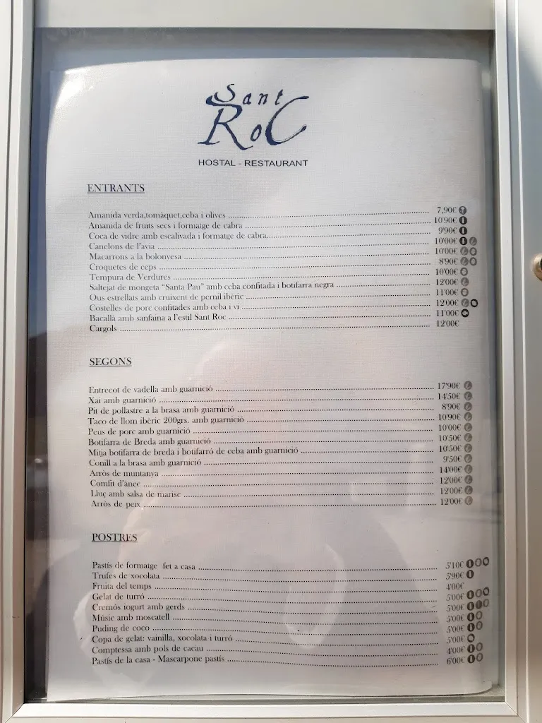 Menu_Hostal Restaurant Sant Roc Montseny_Fogars de Montclús_image_3