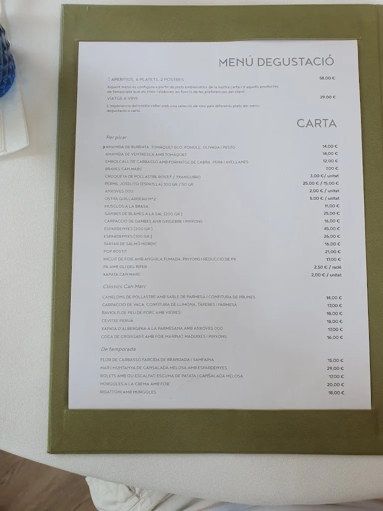 Menu_Restaurant Can Marc_Fogars de Montclús_immagine_4