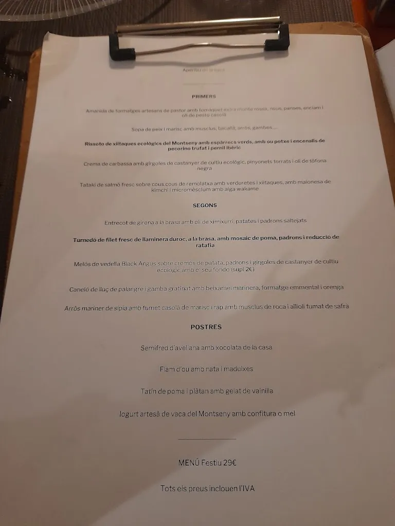 Menu_La Granja de Sant Esteve SL_Fogars de Montclús_image_3