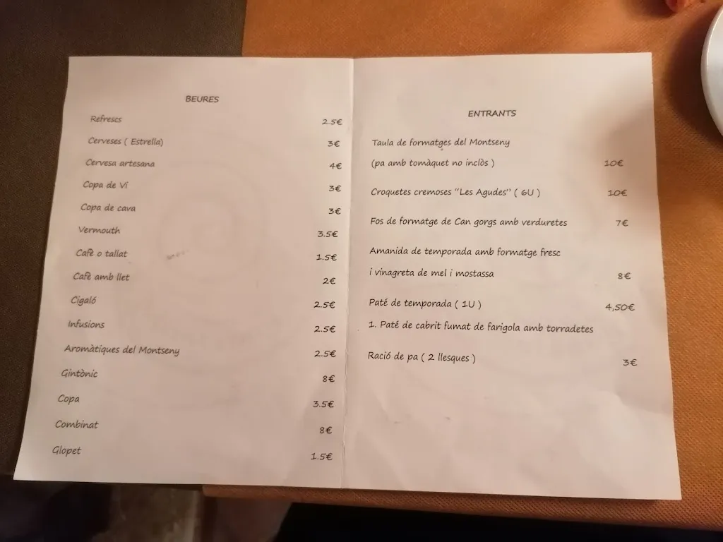 Menu_Formatgeria del Montseny_Fogars de Montclús_immagine_2