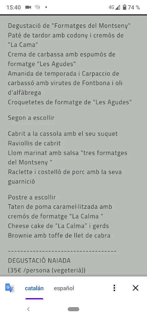 Menu_Formatgeria del Montseny_Fogars de Montclús_immagine_3
