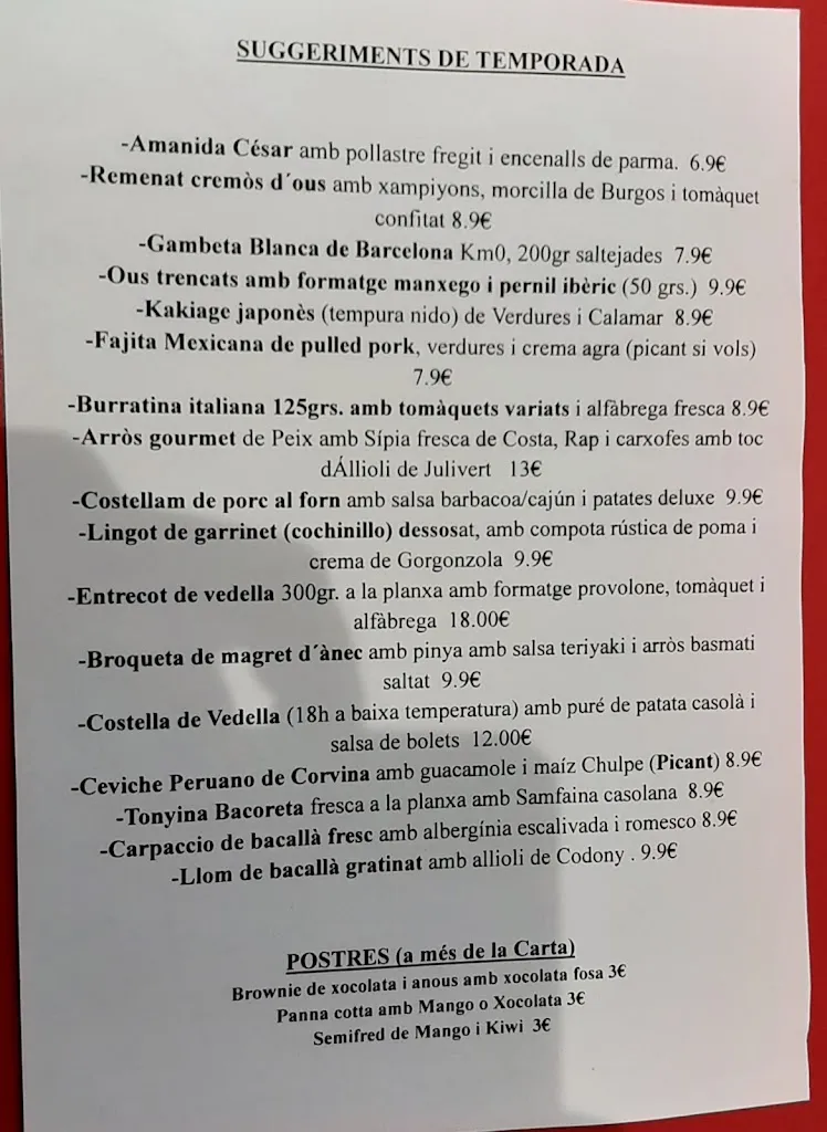 Menu_La Fàbrica_Esplugues de Llobregat_image_2