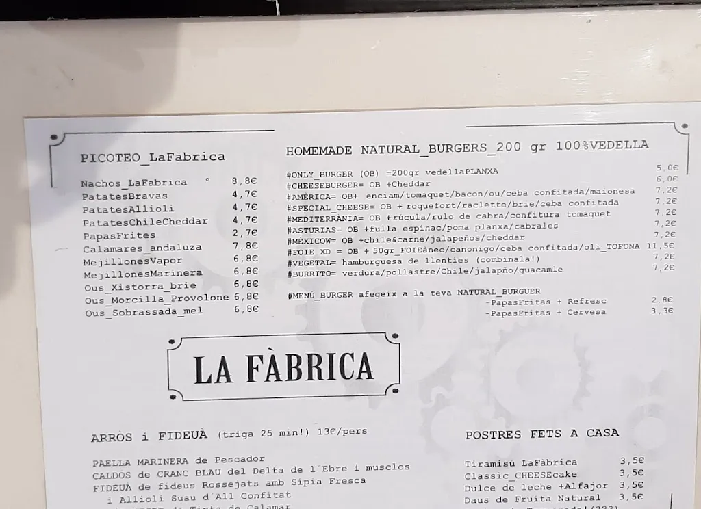 Menu_La Fàbrica_Esplugues de Llobregat_image_3