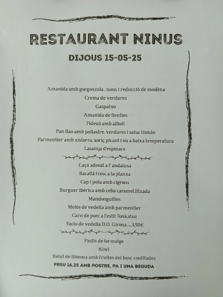 Menu_Ninus_Esplugues de Llobregat_image_1