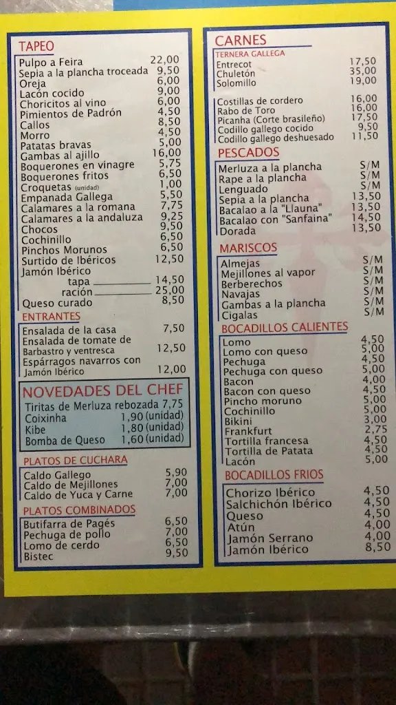 Menu_Taberna Gallega_Esplugues de Llobregat_image_1