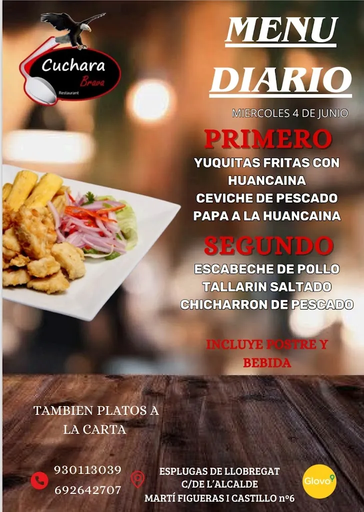 Menu_Restaurant peruà Cullera Brava_Esplugues de Llobregat_image_2