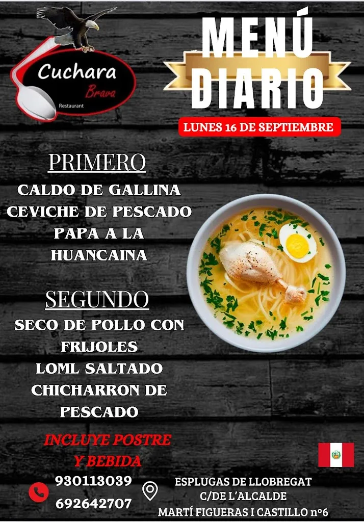 Menu_Restaurant peruà Cullera Brava_Esplugues de Llobregat_image_3